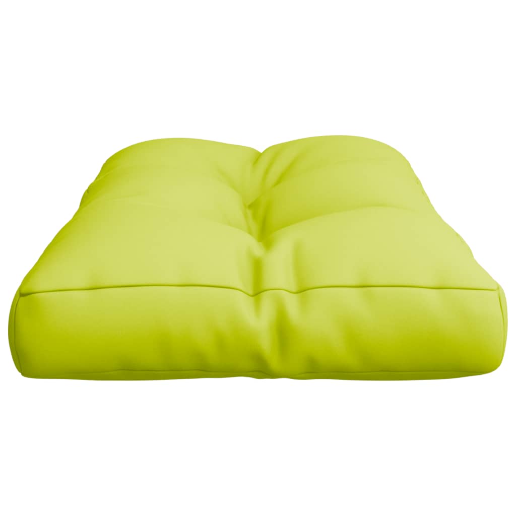 Cuscino per Pallet Verde Brillante 80x40x12 cm in Tessuto