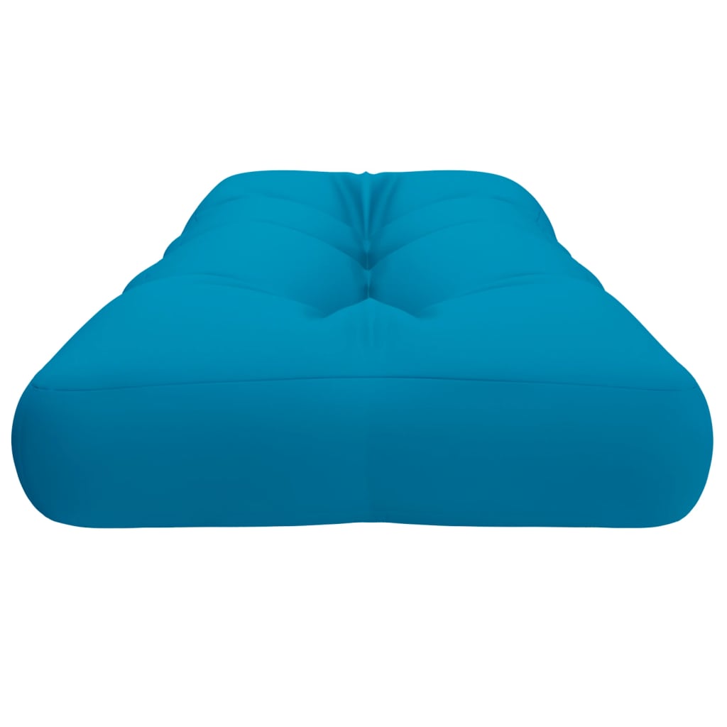 Cuscino per Pallet Blu Chiaro 120x40x12 cm in Tessuto