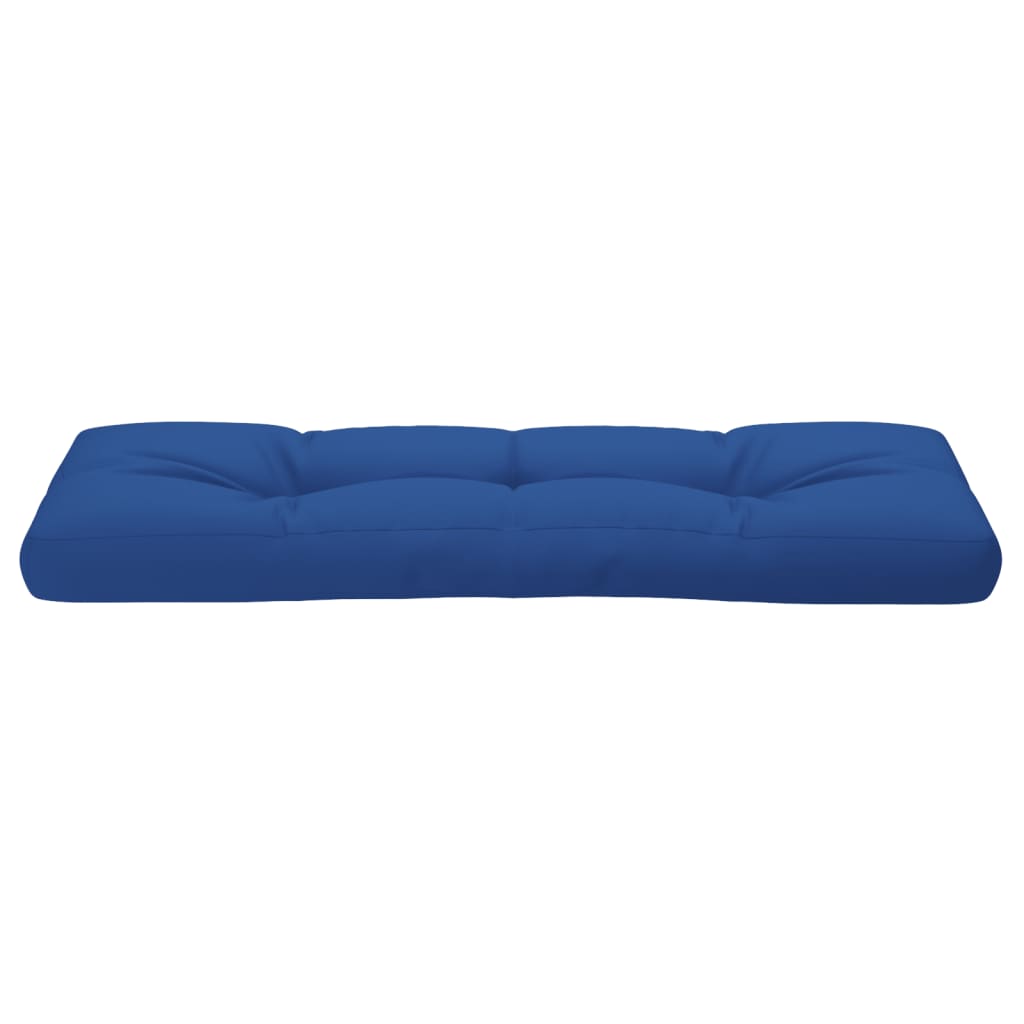 Cuscino per Pallet Blu Reale 120x40x12 cm in Tessuto