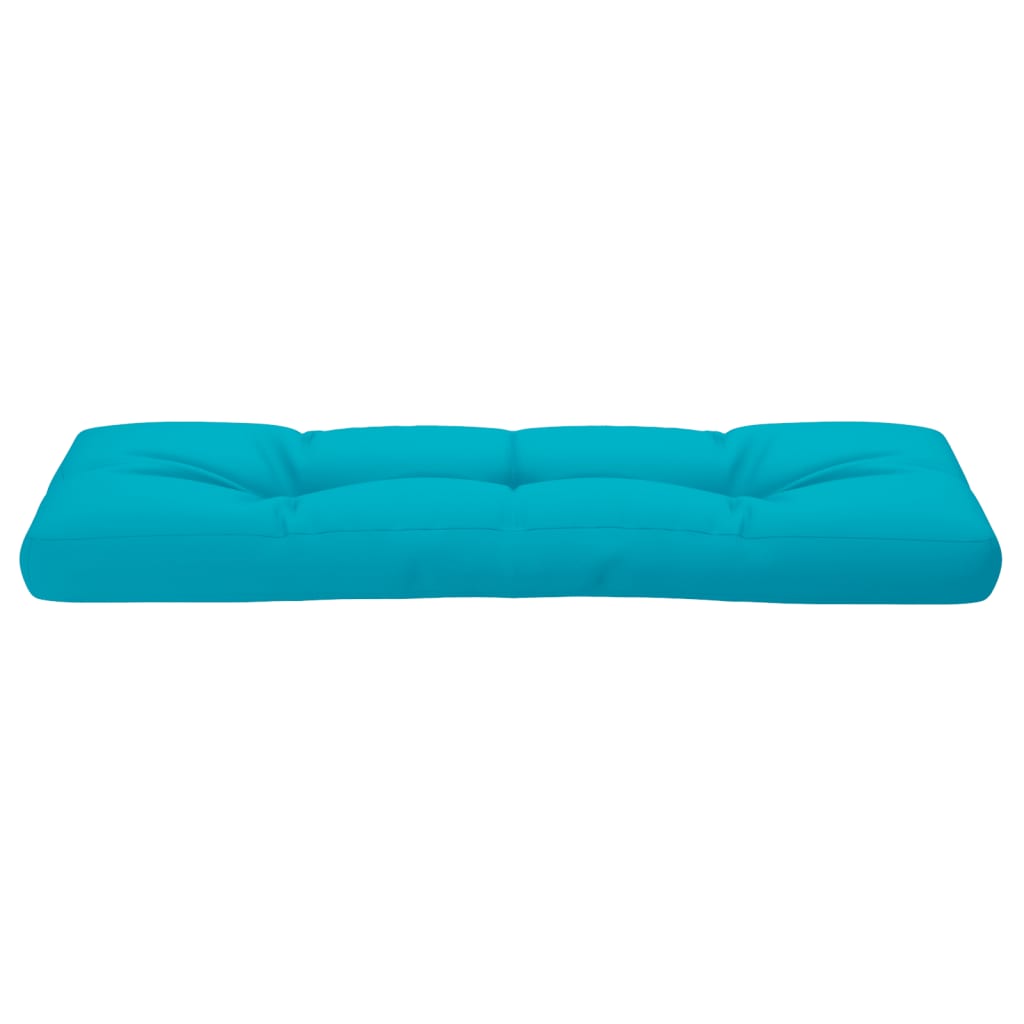 Cuscino per Pallet Turchese 120x40x12 cm Tessuto