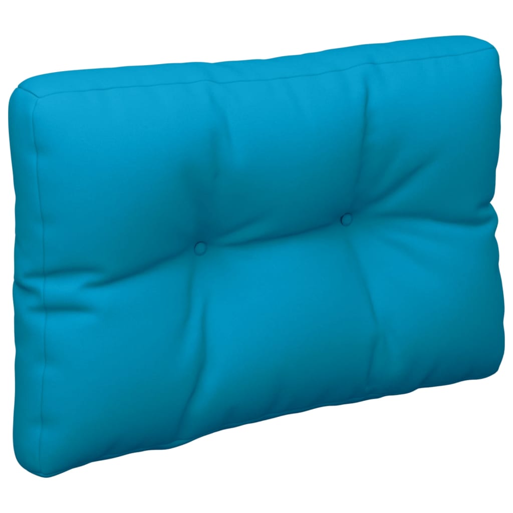 Cuscini per Pallet 2 pz Blu in Tessuto