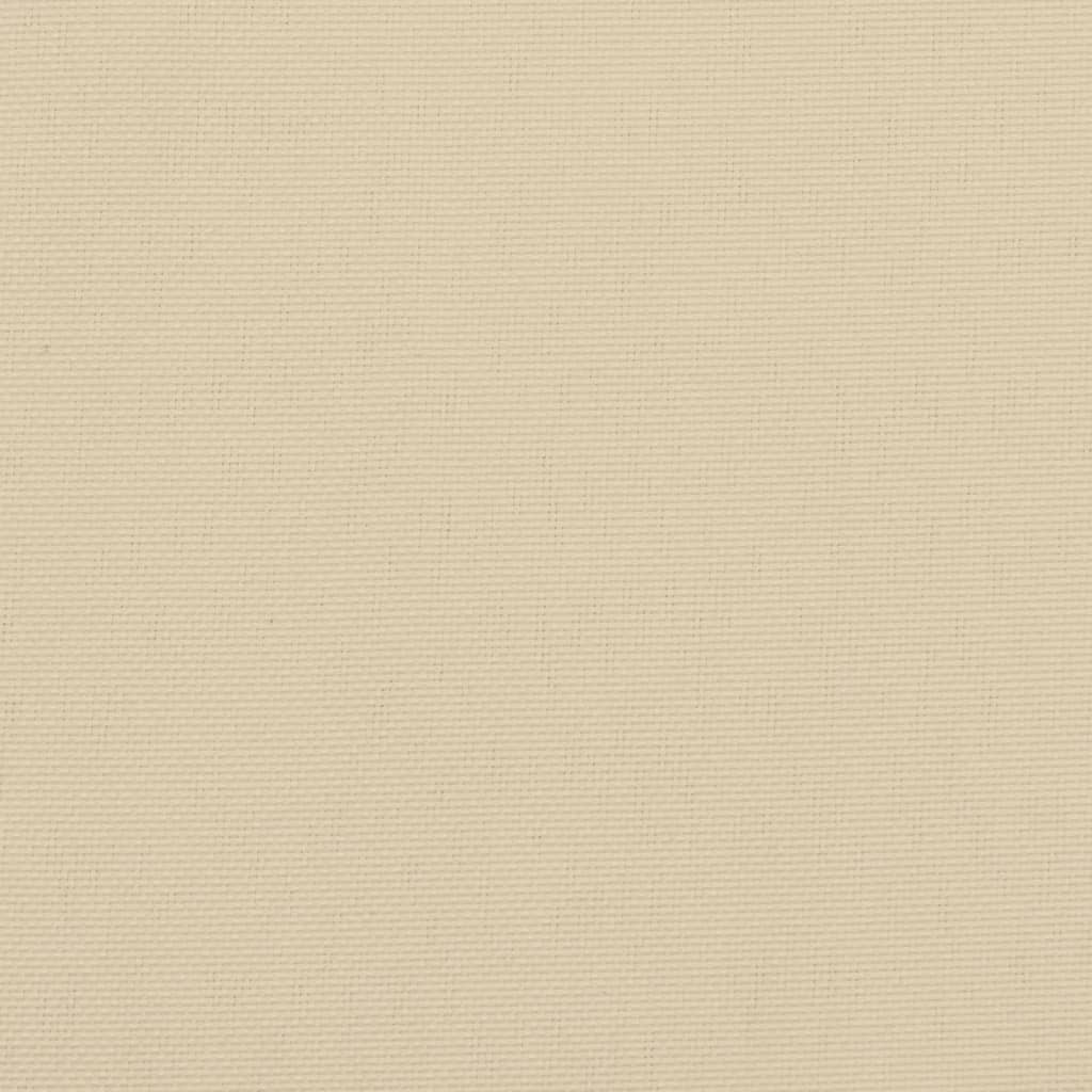 Cuscini per Pallet 2 pz Beige in Tessuto