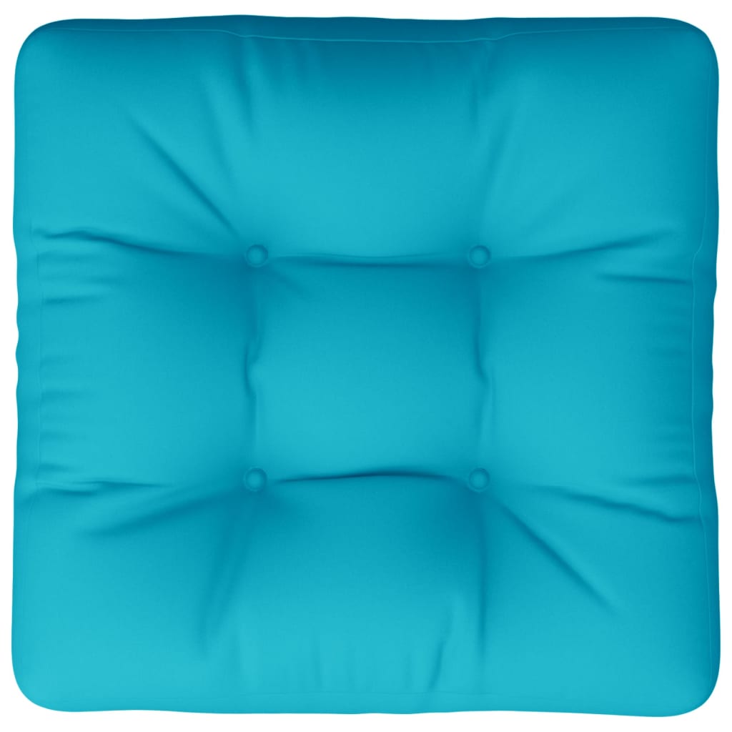 Cuscino per Pallet Turchese 58x58x10 cm in Tessuto Oxford