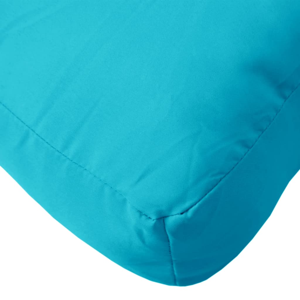Cuscino per Pallet Turchese 58x58x10 cm in Tessuto Oxford