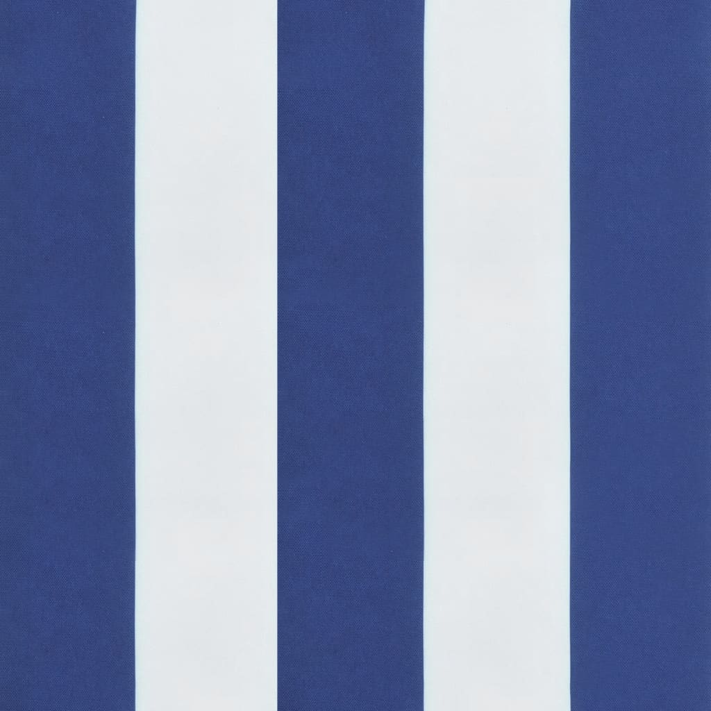 Cuscini per Pallet 2 pz Strisce Blu e Bianche Tessuto Oxford