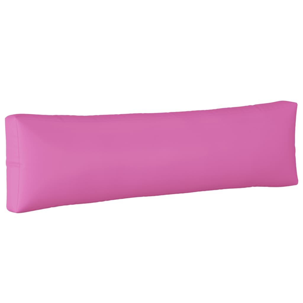 Cuscini per Pallet 2 pz Rosa in Tessuto Oxford