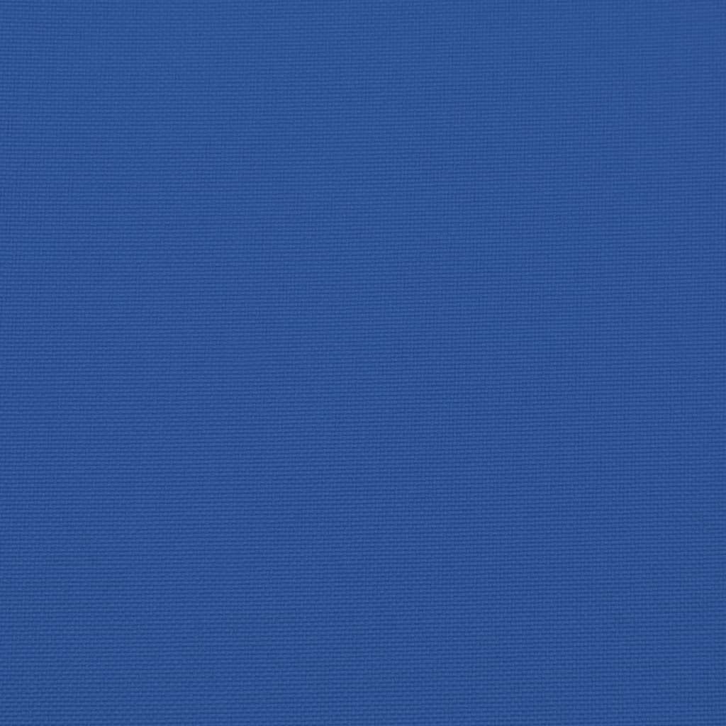 Cuscini per Pallet 3 pz Blu in Tessuto