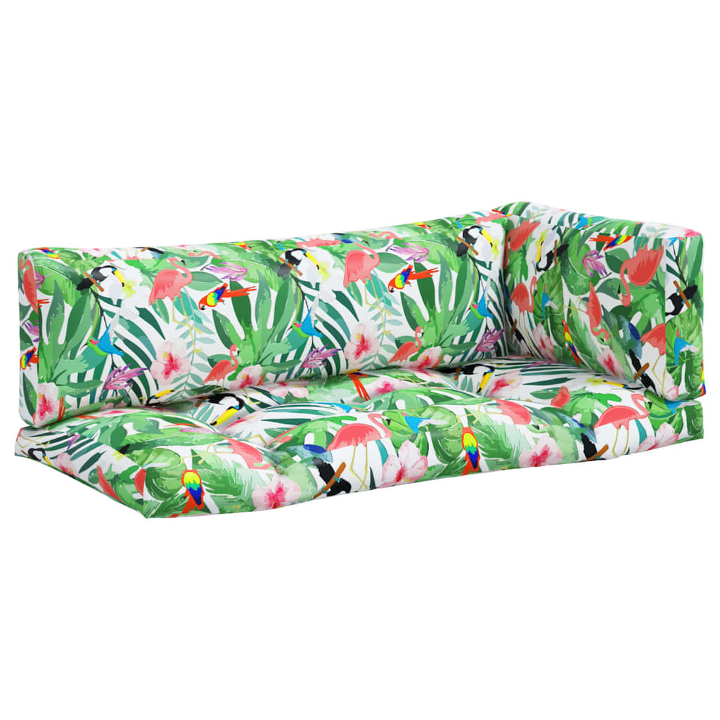 Cuscini per Pallet 3 pz Multicolore in Tessuto Oxford