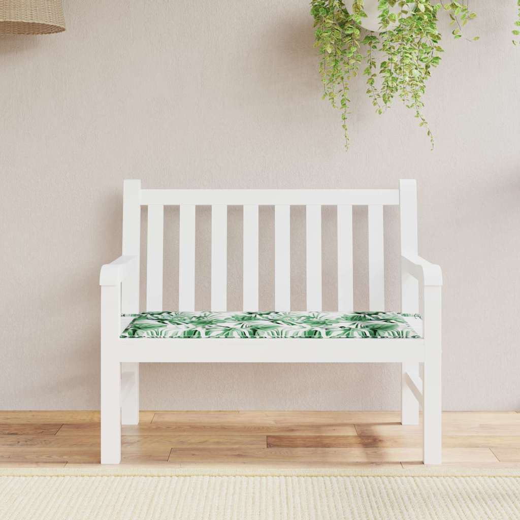 Cuscino per Sedia Tessuto Oxford Motivo a Foglie