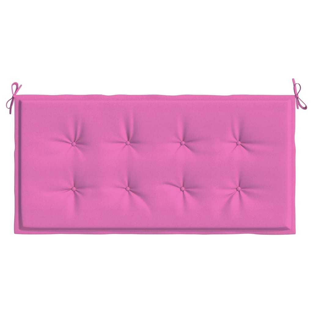 Cuscino per Sedia Tessuto Oxford Rosa 100 x 50 x 3 cm