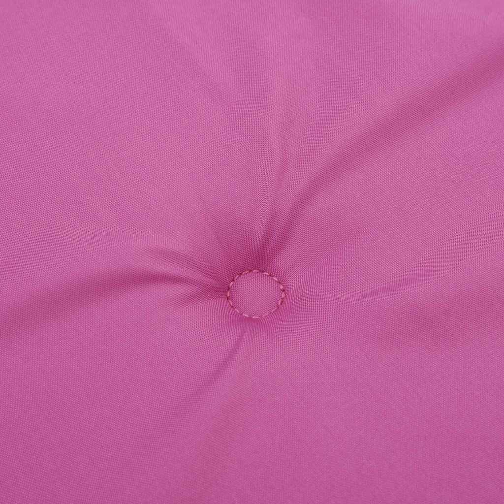 Cuscino per Sedia Tessuto Oxford Rosa 100 x 50 x 3 cm