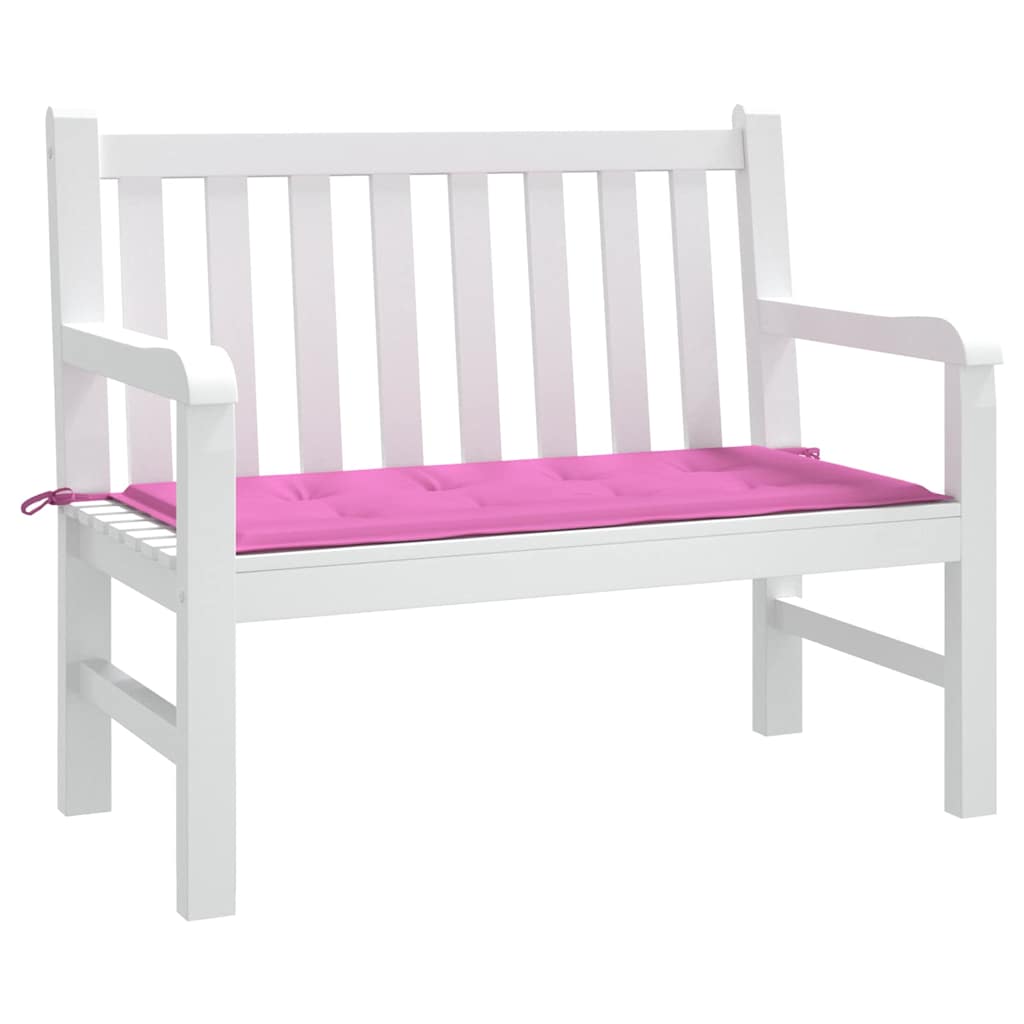 Cuscino per Sedia Tessuto Oxford Rosa 120 x 50 x 3 cm