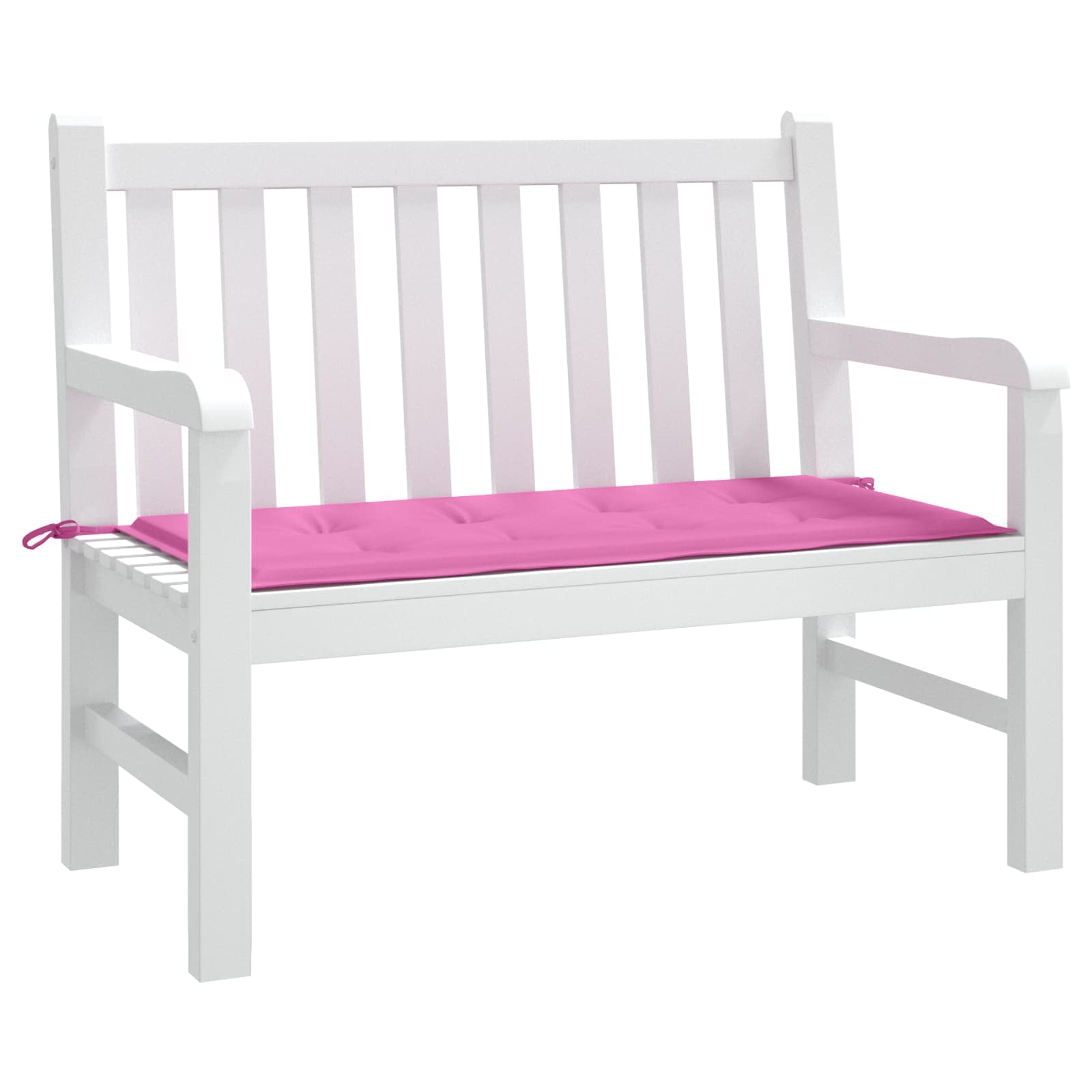 Cuscino per Sedia Tessuto Oxford Rosa 120 x 50 x 3 cm