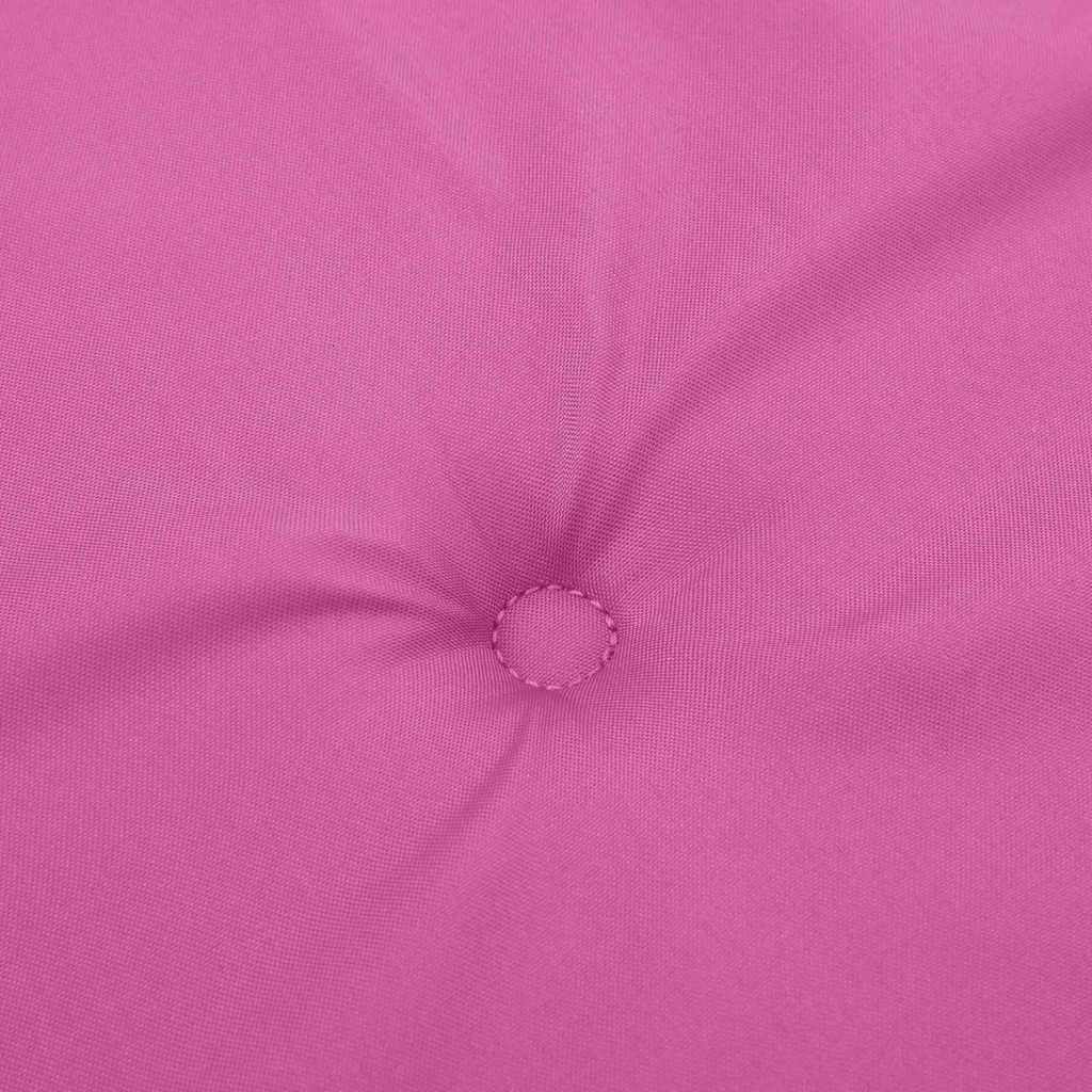 Cuscino per Sedia Tessuto Oxford Rosa 120 x 50 x 3 cm