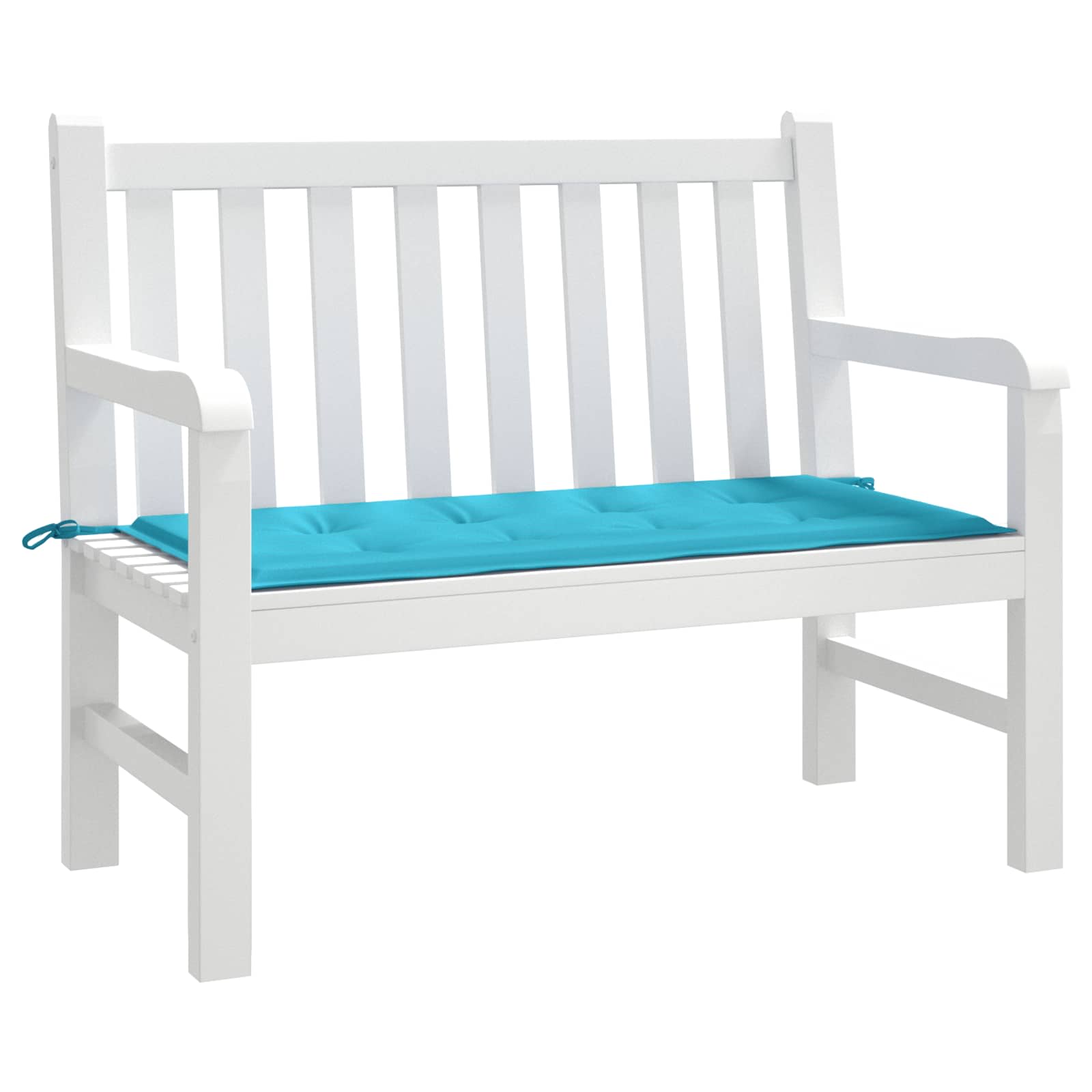 Cuscino per Panchina Tessuto Oxford Turchese 120 x 50 x 3 cm