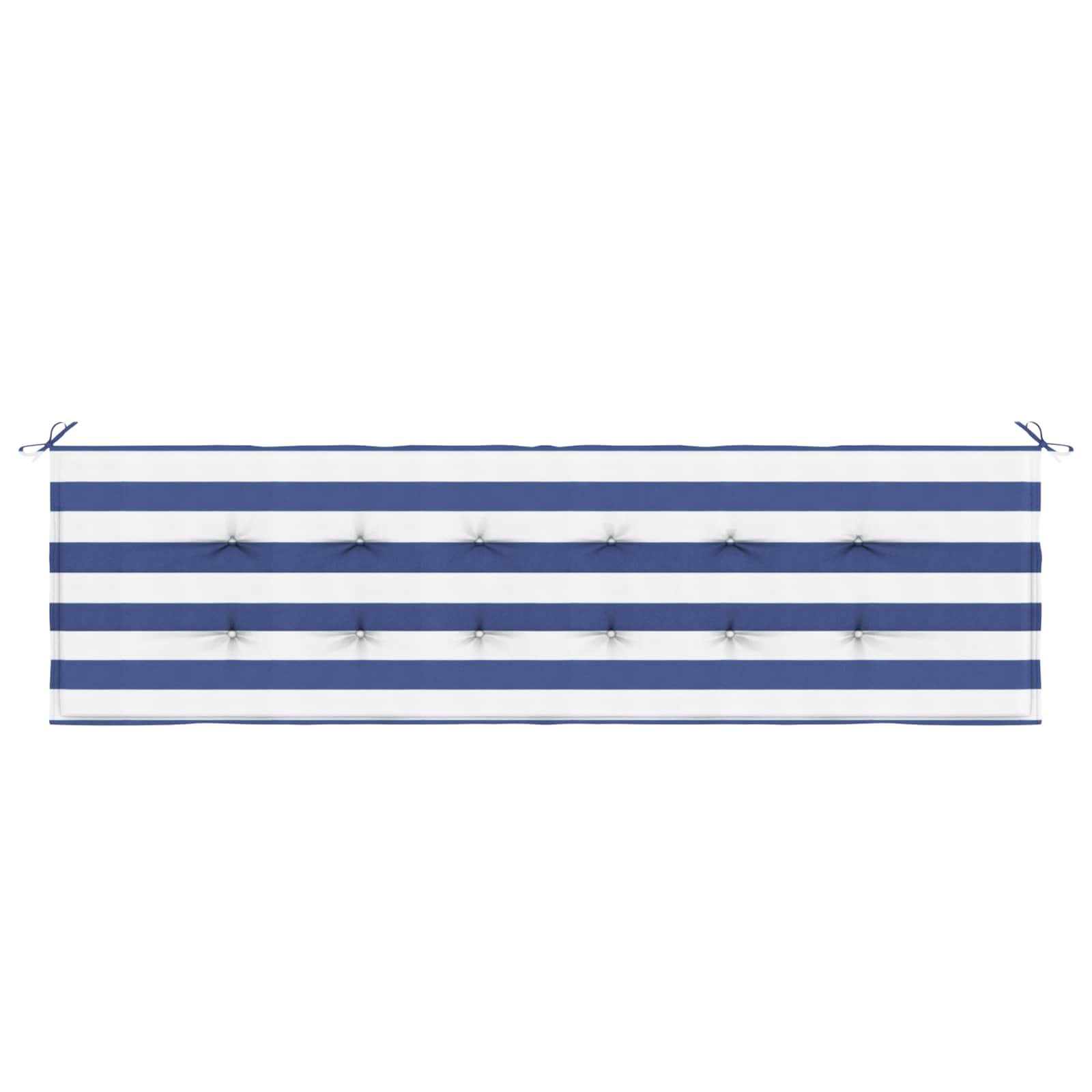 Cuscino per Panchina Tessuto Oxford Striscia Blu