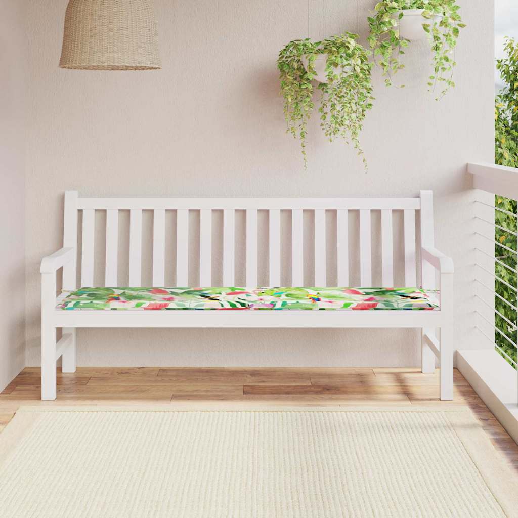 Cuscino per Panchina Tessuto Oxford Multicolore 180 x 50 x 3 cm