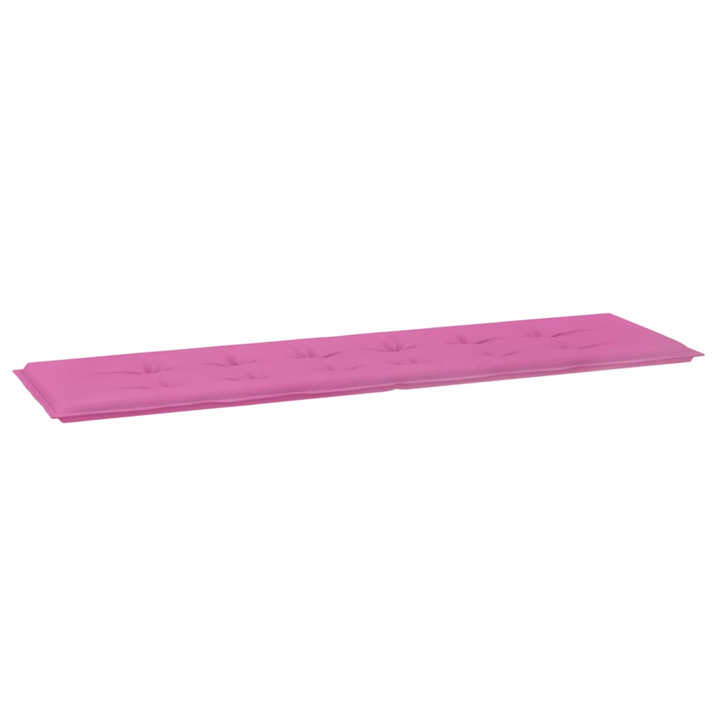 Cuscino per Panchina Tessuto Oxford Rosa 180 x 50 x 3 cm