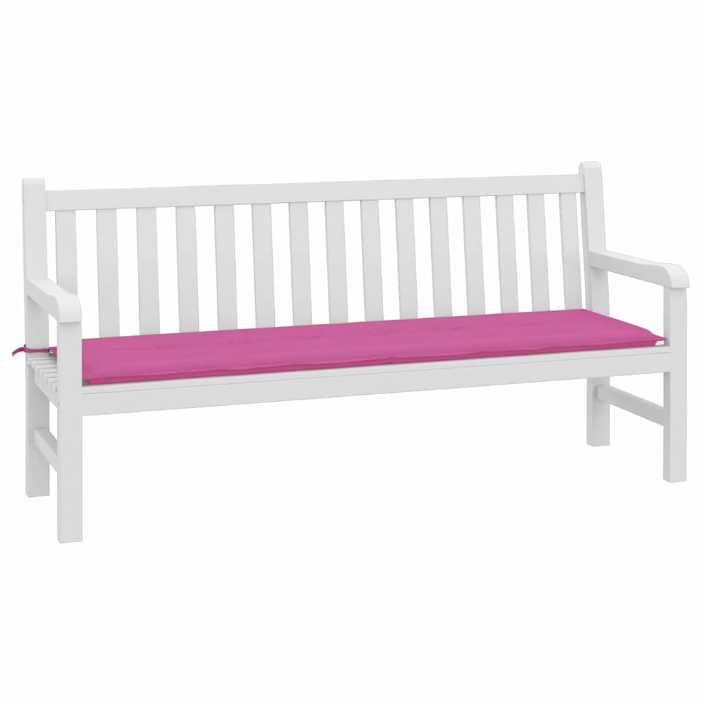Cuscino per Panchina Tessuto Oxford Rosa 180 x 50 x 3 cm