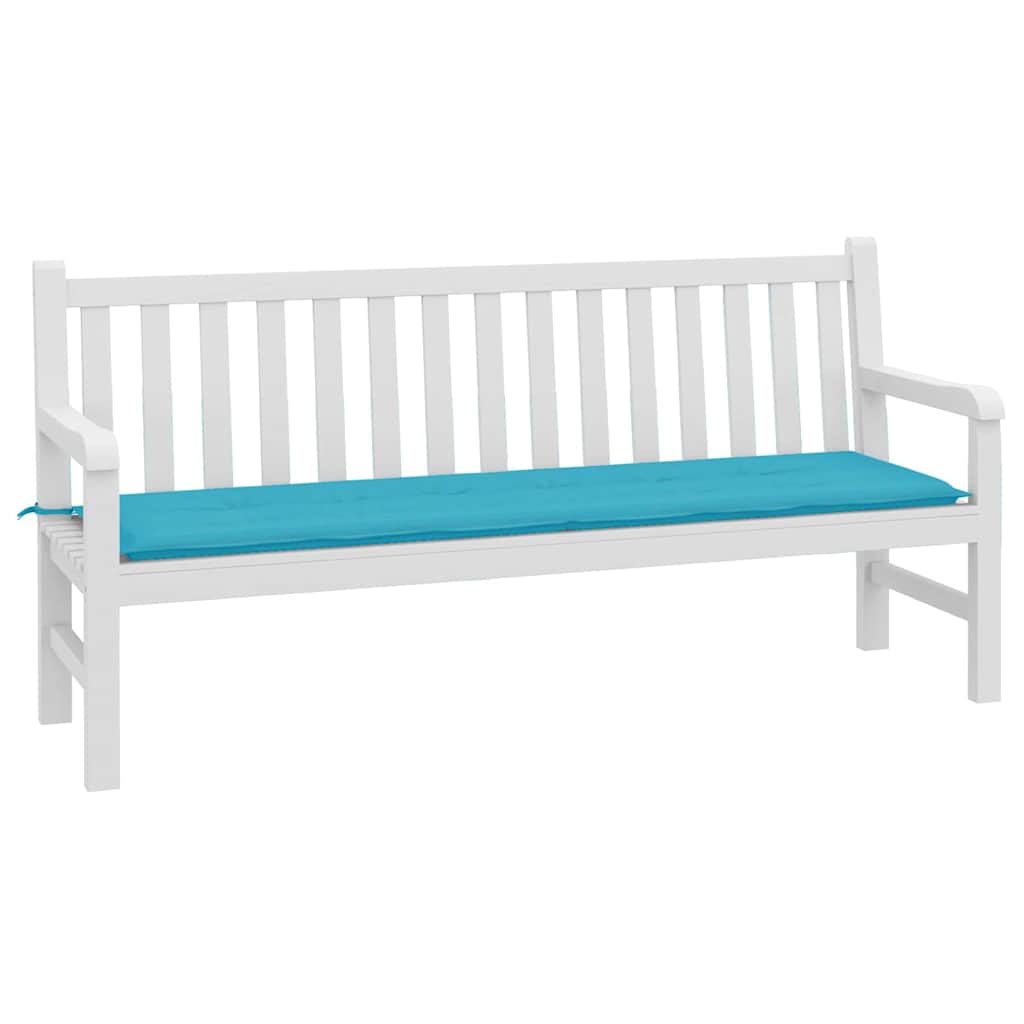 Cuscino per Panchina Tessuto Oxford Turchese 180 x 50 x 3 cm