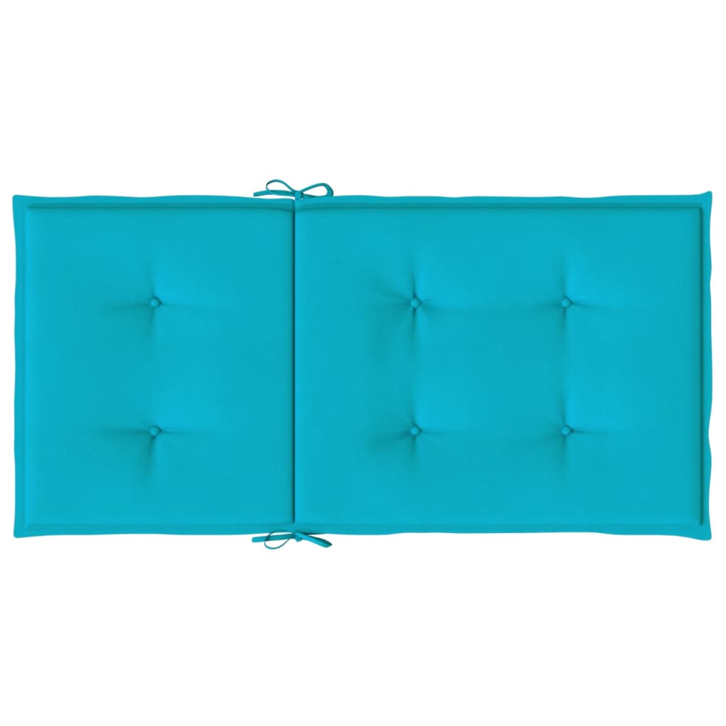 Cuscini posteriori 6 pz Tessuto Oxford Turchese