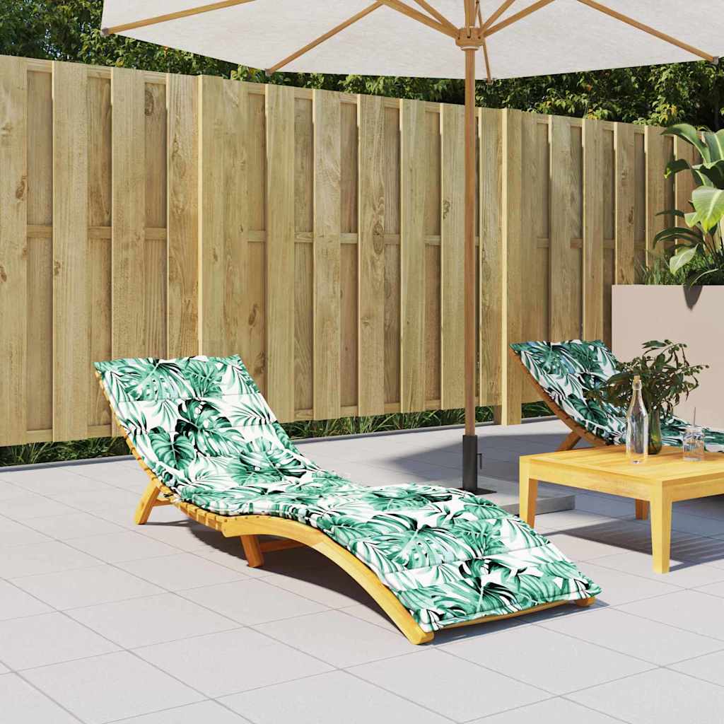 Cuscino Lounger Motivo Foglia 200 x 70 x 3 cm Tessuto Oxford
