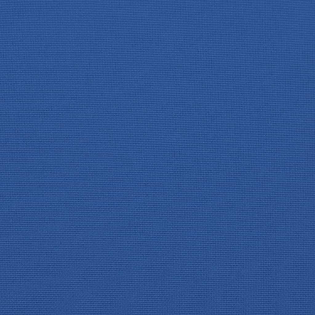 Cuscini per Sedia 4 pz Blu 40x40x7 cm in Tessuto Oxford