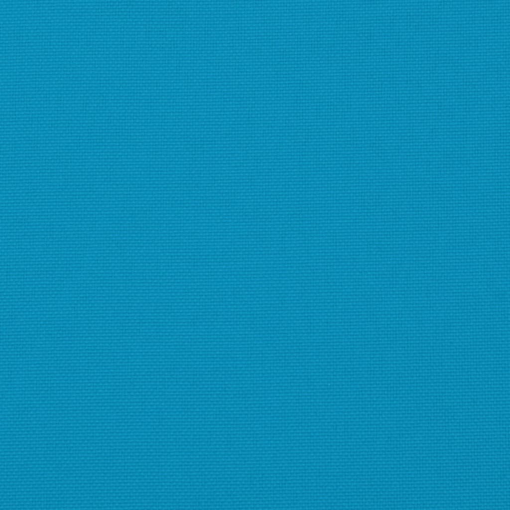 Cuscini per Pallet 2 pz Azzurri 50x50x7 cm in Tessuto Oxford