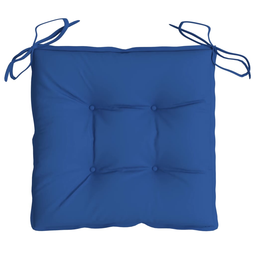 Cuscini per Pallet 4 pz Blu 50x50x7 cm Tessuto Oxford