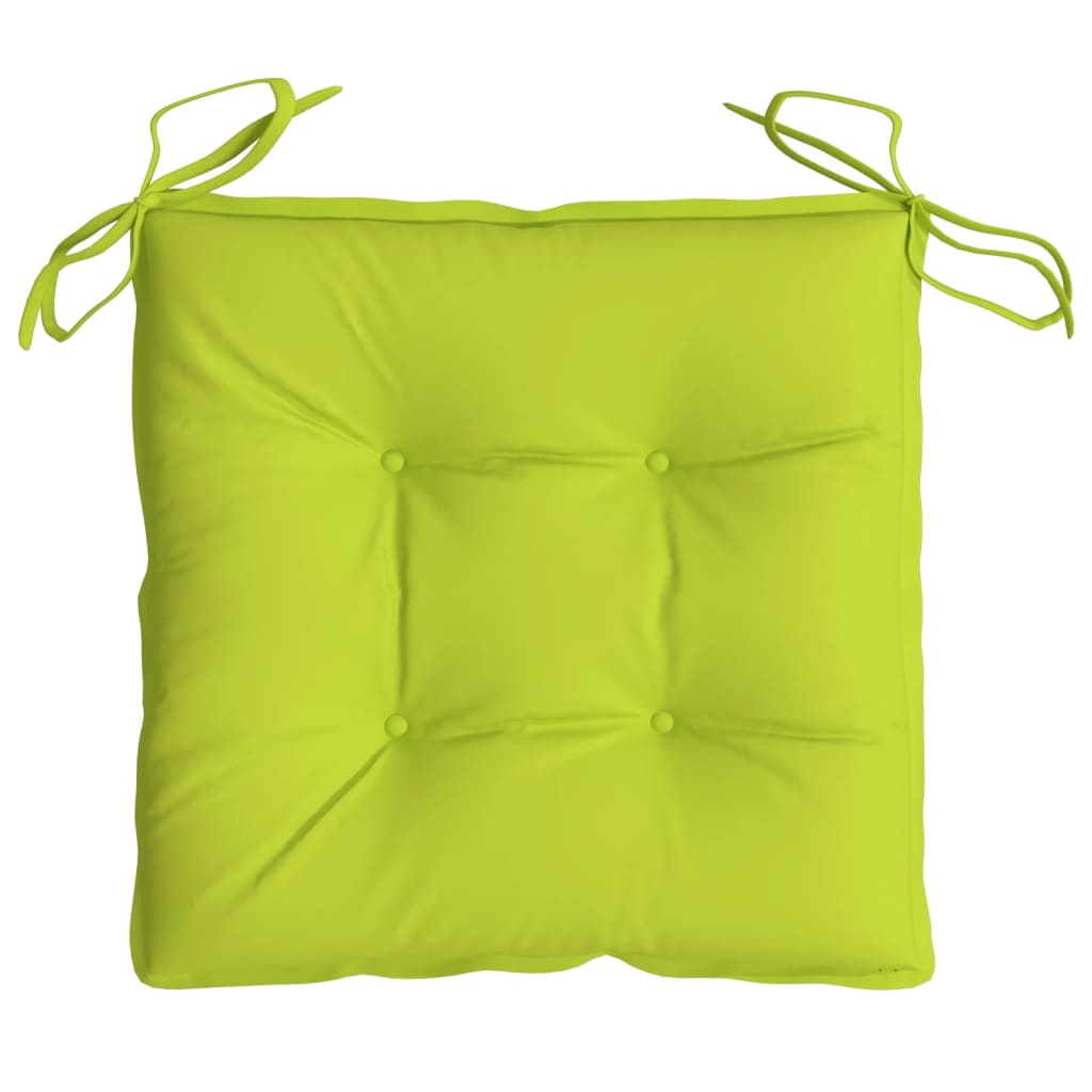 Cuscini per Pallet 4 pz Verde Chiaro 50x50x7 cm Tessuto Oxford