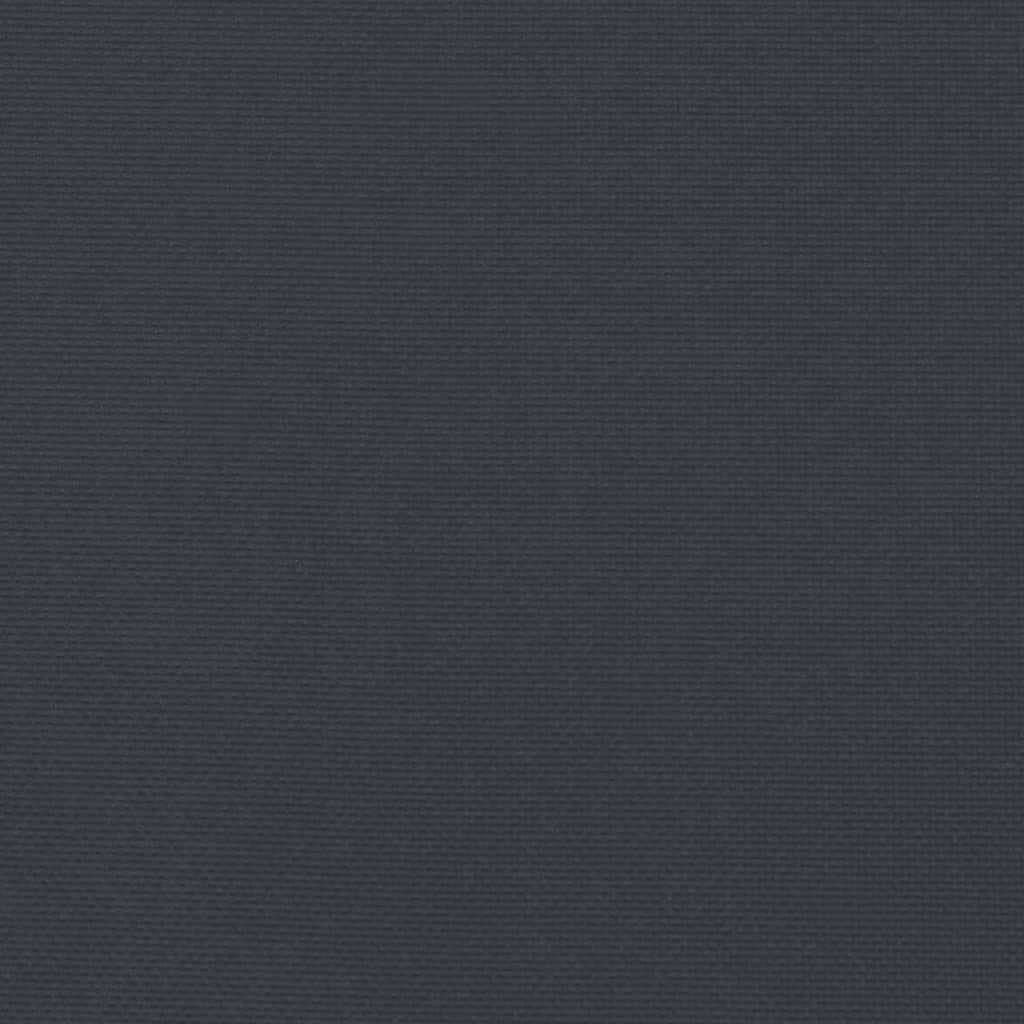 Cuscino per Panca Nero 100x50x7 cm in Tessuto Oxford