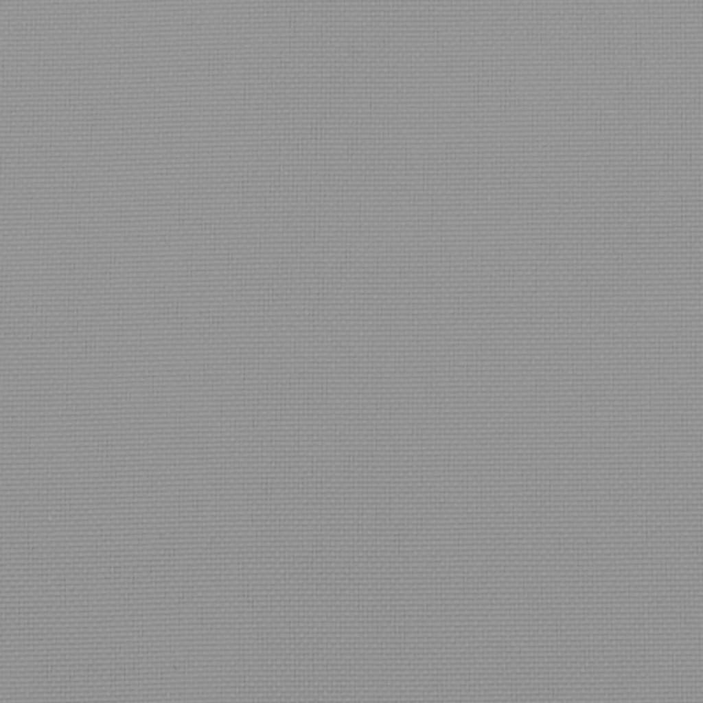 Cuscino per Panca Grigio 120x50x7 cm in Tessuto Oxford