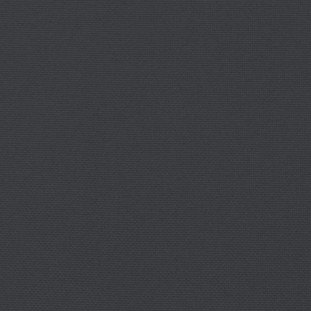 Cuscino per Panca Nero 120x50x7 cm in Tessuto Oxford
