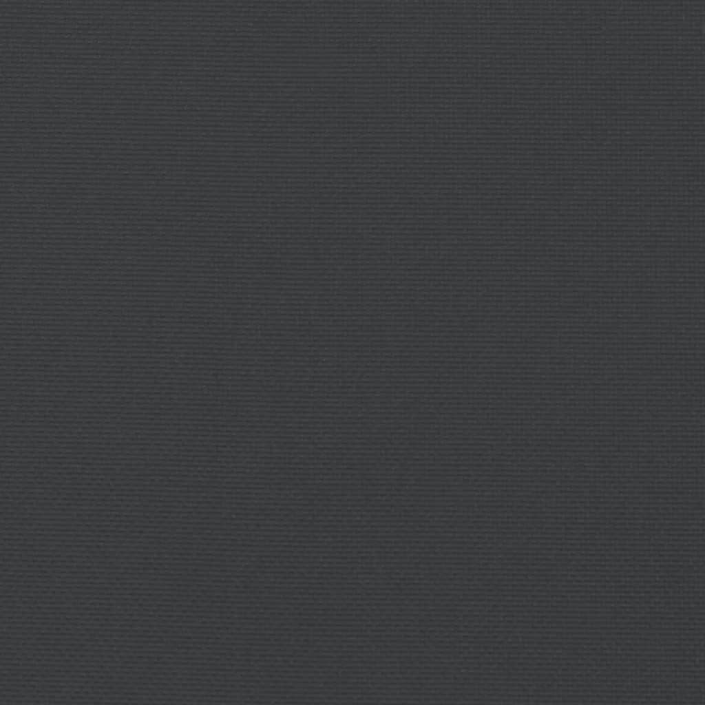 Cuscino per Panca Nero 150x50x7 cm in Tessuto Oxford