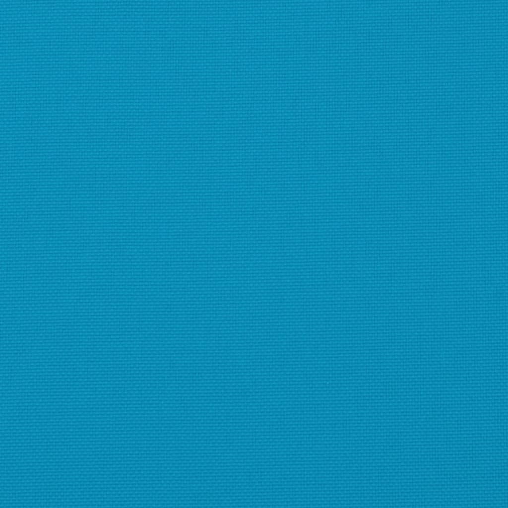 Cuscini per Panca 2 pz Azzurri 120x50x7cm in Tessuto Oxford
