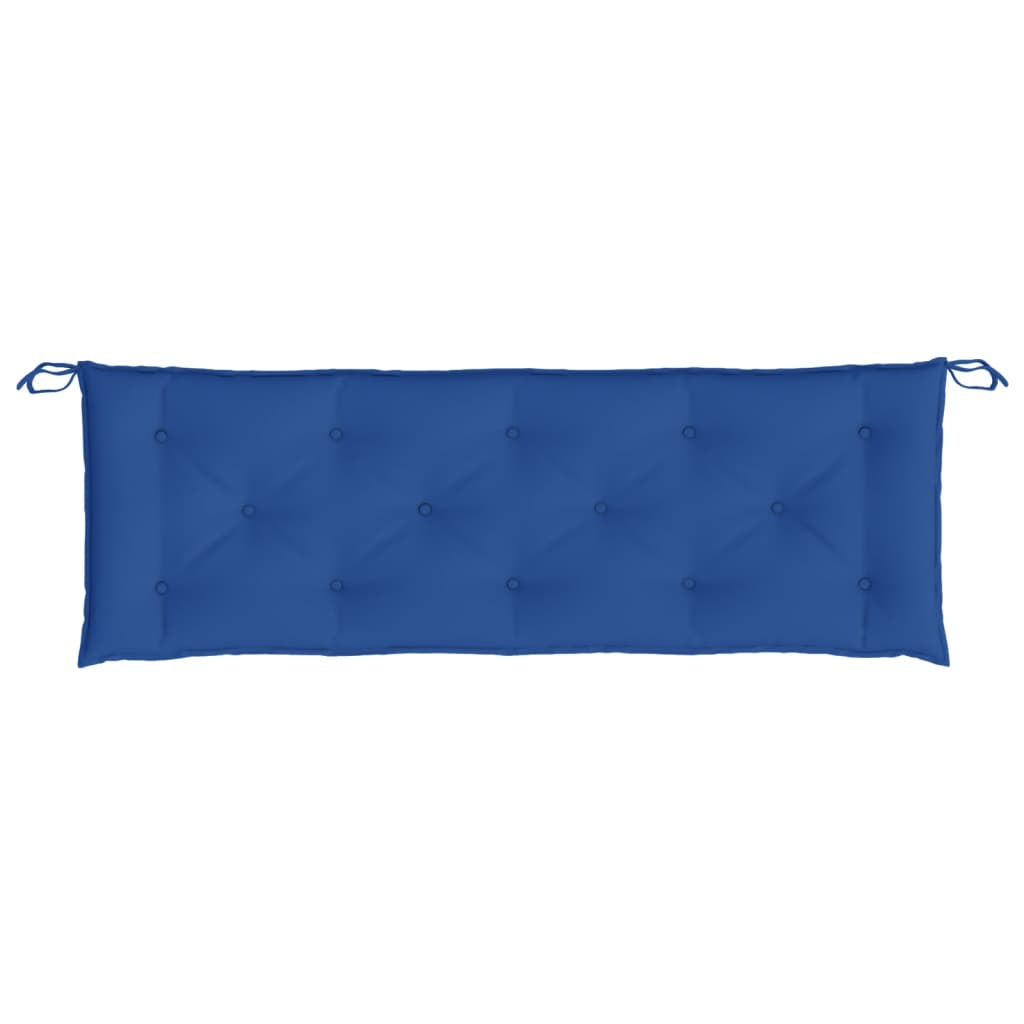 Cuscini per Panca 2 pz Blu 150x50x7 cm in Tessuto Oxford