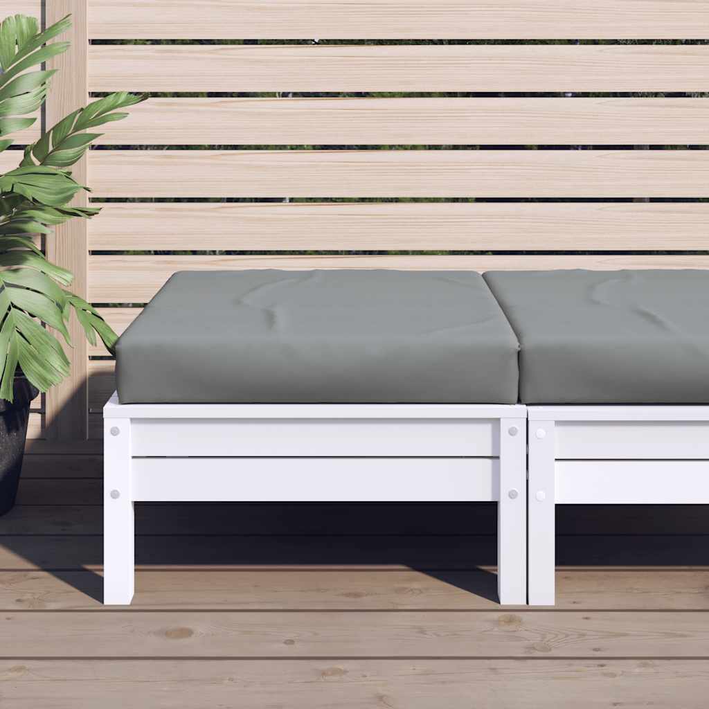 Cuscino per Pallet Grigio 60x60x9,5 cm in Tessuto Oxford