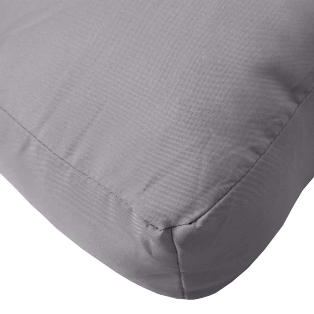 Cuscino per Pallet Grigio 60x60x9,5 cm in Tessuto Oxford