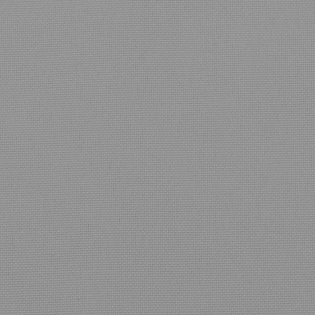 Cuscino per Pallet Grigio 60x60x9,5 cm in Tessuto Oxford