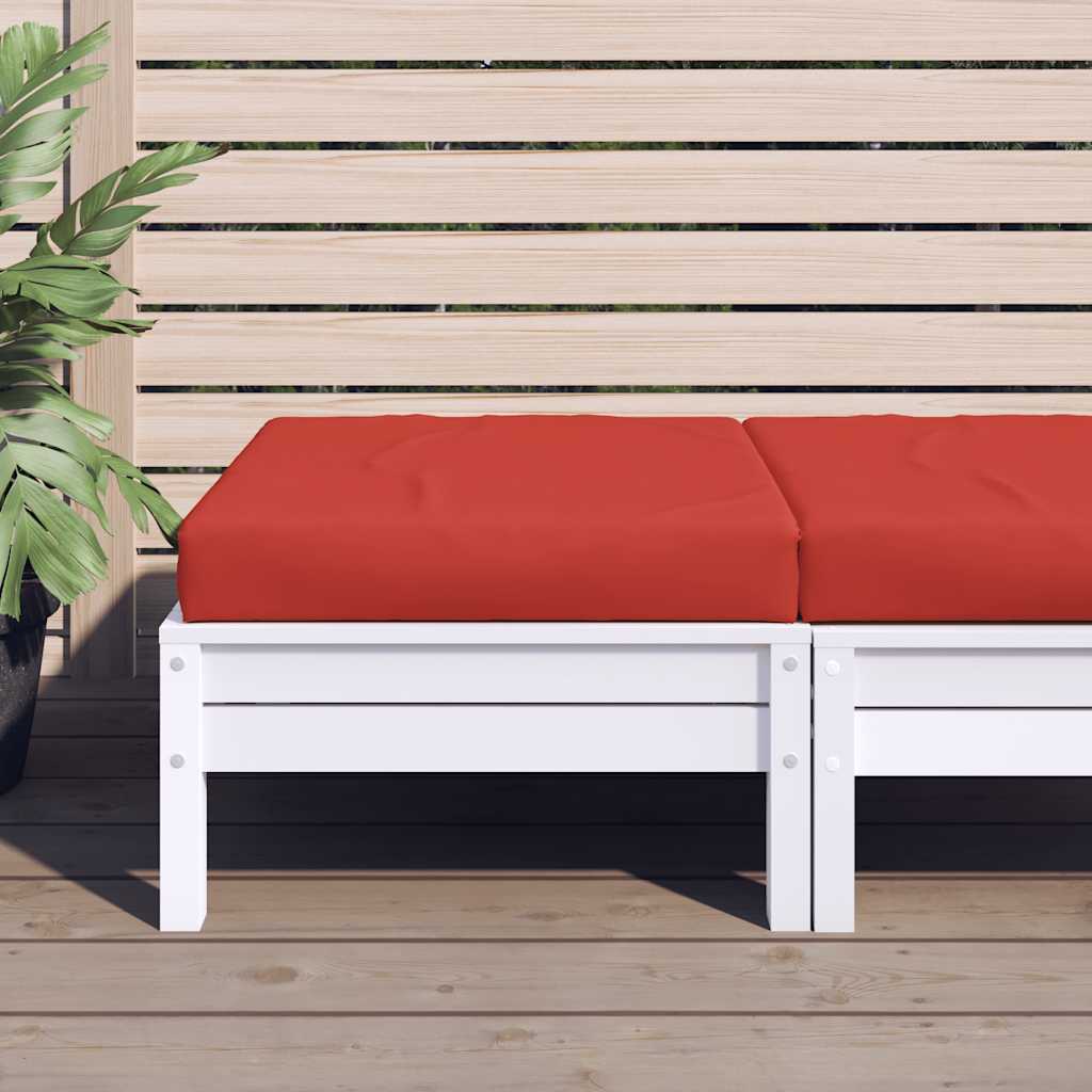 Cuscino per Pallet Rosso 60x60x9,5 cm in Tessuto Oxford
