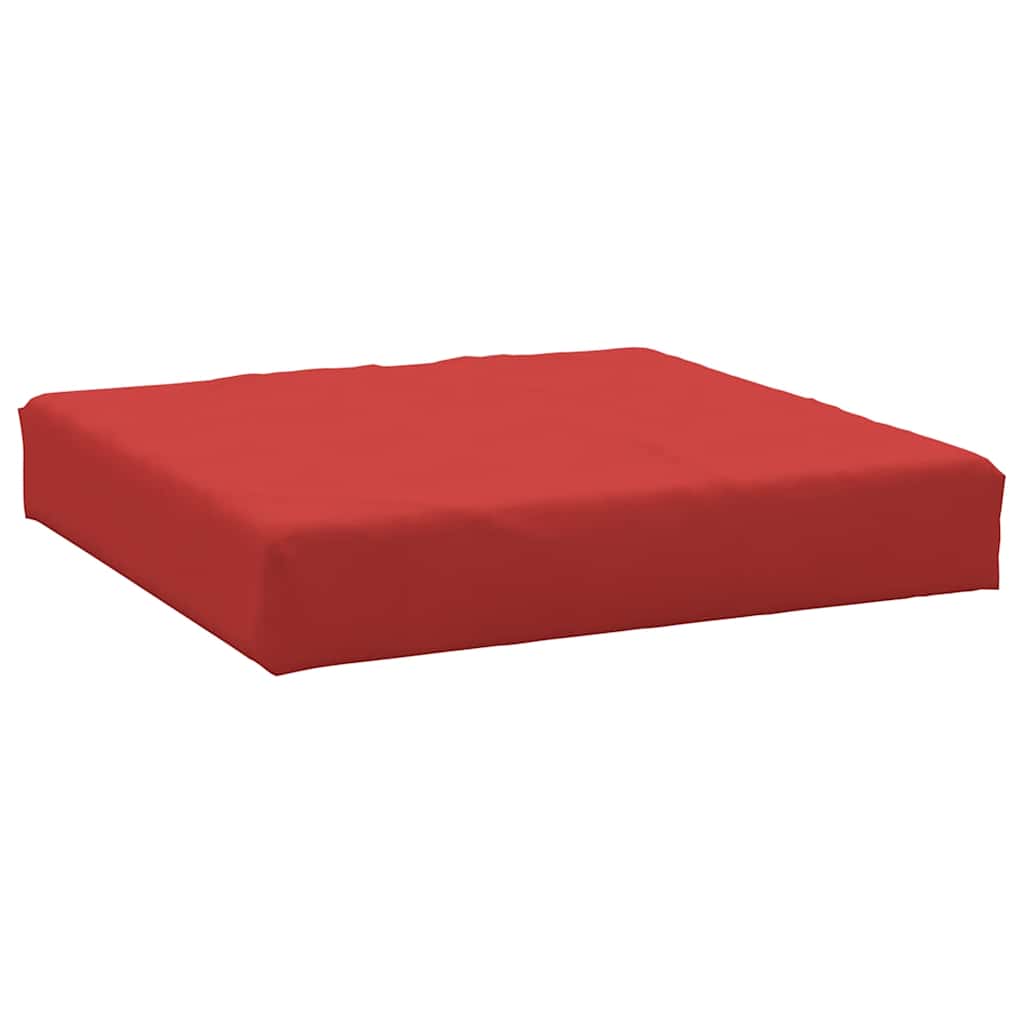 Cuscino per Pallet Rosso 60x60x9,5 cm in Tessuto Oxford