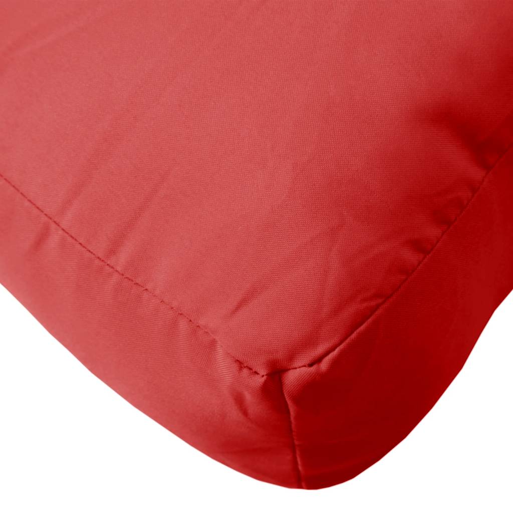 Cuscino per Pallet Rosso 60x60x9,5 cm in Tessuto Oxford