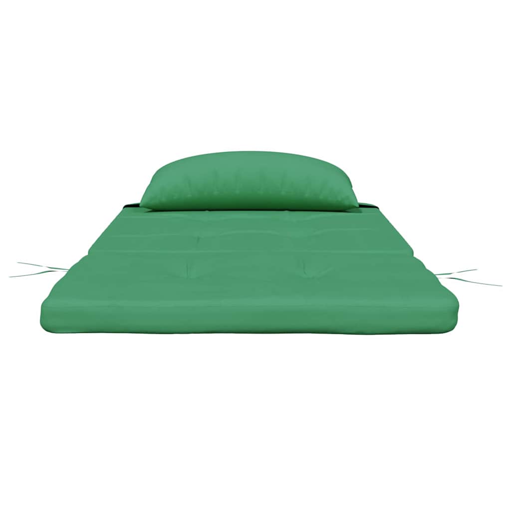 Cuscini per sedie 2 pz Tessuto Oxford Verde 58 x 77 x 4,5 cm