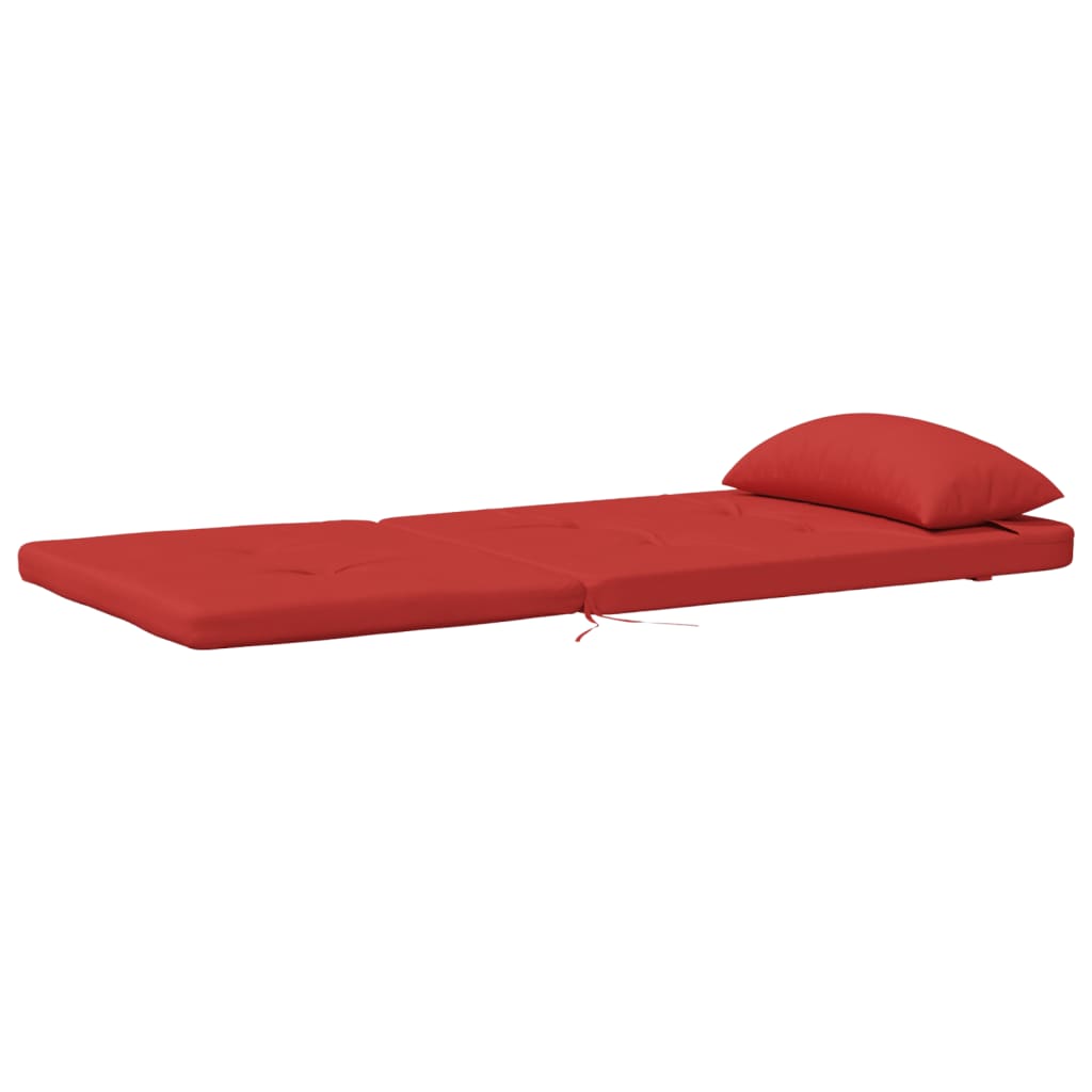 Cuscini per Sedia Adirondack 2 pz Rosso in Tessuto Oxford