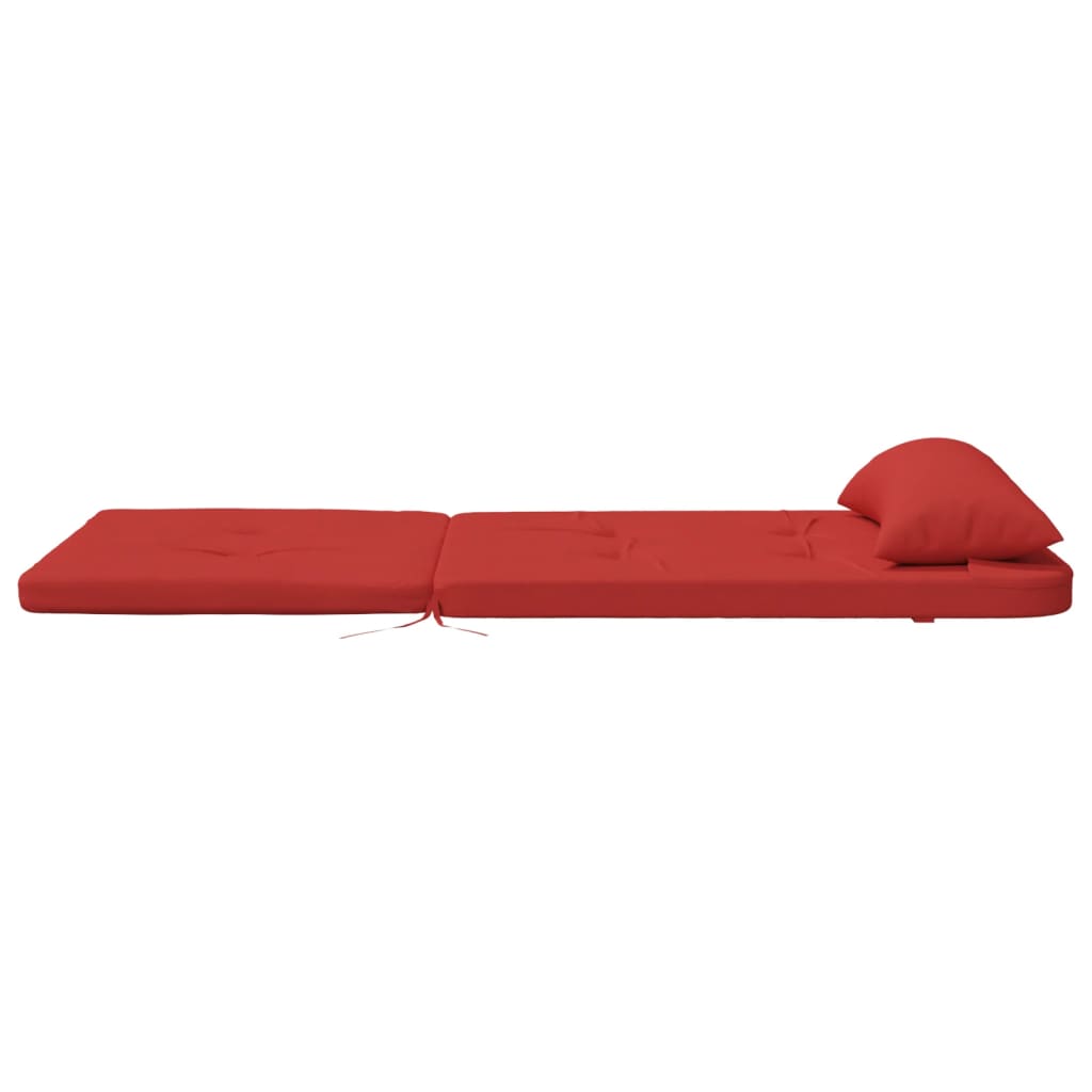 Cuscini per Sedia Adirondack 2 pz Rosso in Tessuto Oxford