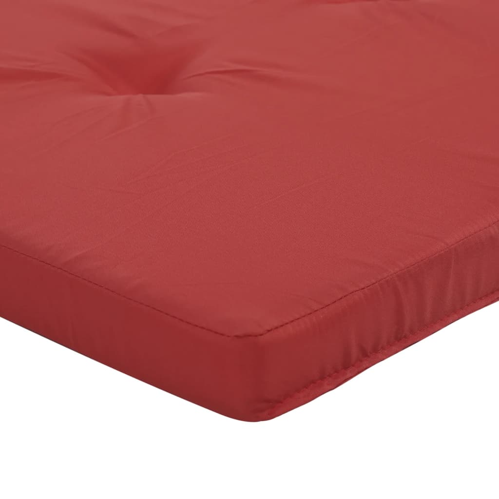 Cuscini per Sedia Adirondack 2 pz Rosso in Tessuto Oxford