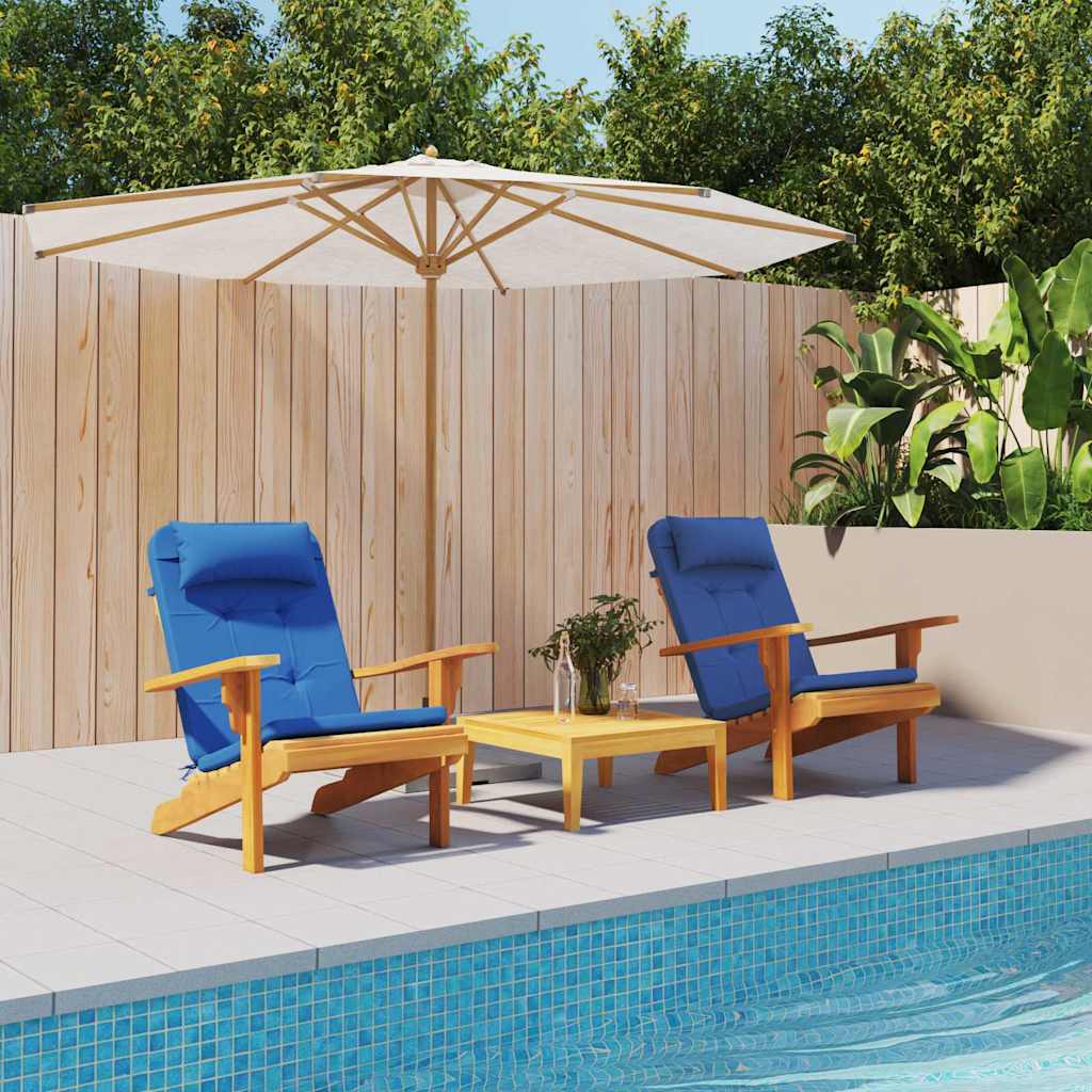 Cuscini per sedie 2 pz Tessuto Oxford Blu 58 x 77 x 4,5 cm
