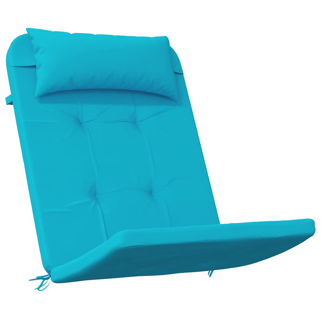 Cuscini per sedie 2 pz Tessuto Oxford Turchese 58 x 77 x 4,5 cm