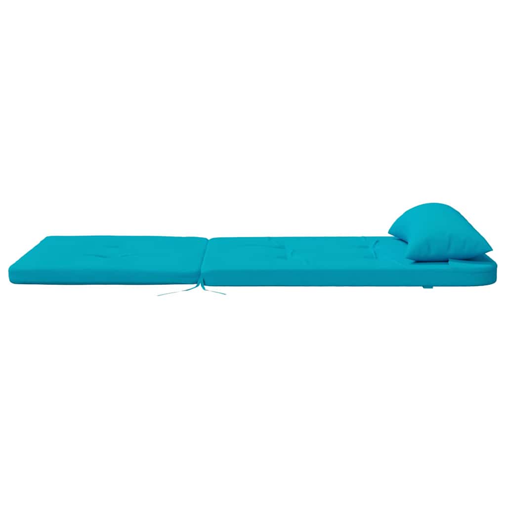 Cuscini per sedie 2 pz Tessuto Oxford Turchese 58 x 77 x 4,5 cm
