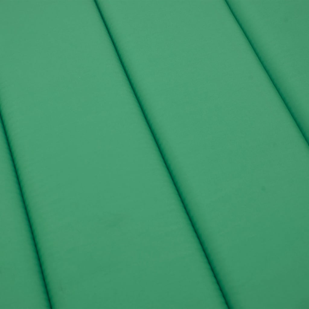 Cuscino per Lettino Verde 180x60x4 cm in Tessuto Oxford